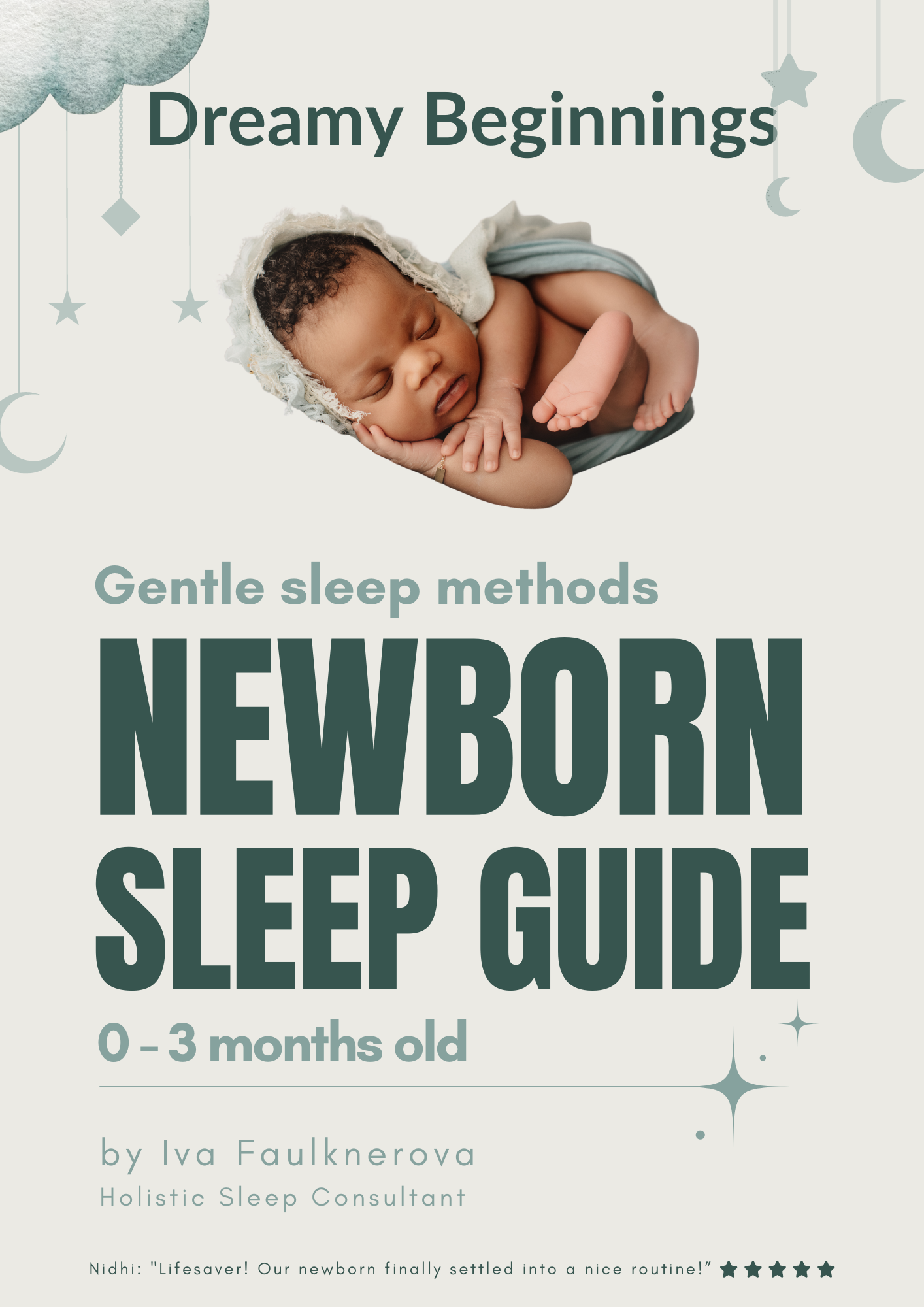 Sleep Guide for Newborns - Book Cover